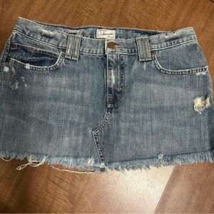 Vintage Abercrombie & Fitch Denim mini skirt sz 10
